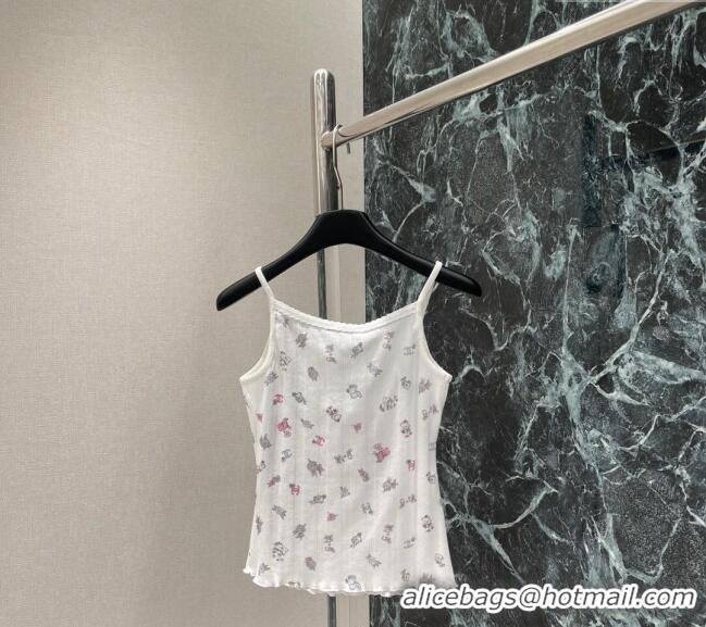 ​Super Quality Chanel Cotton Vest 0411 White/Print 2025