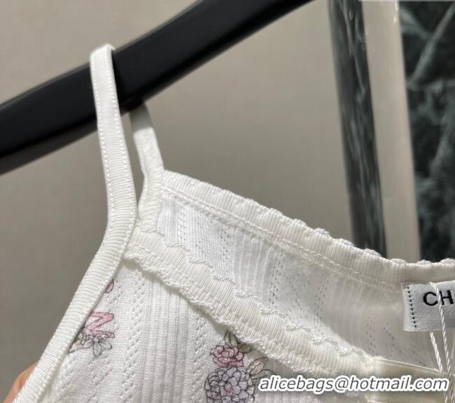 ​Super Quality Chanel Cotton Vest 0411 White/Print 2025