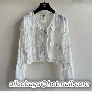 ​Good Quality Chanel Cardigan CH042810 White 2025