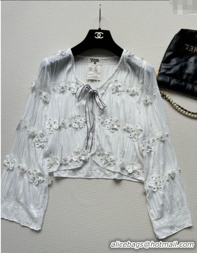 ​Good Quality Chanel Cardigan CH042810 White 2025