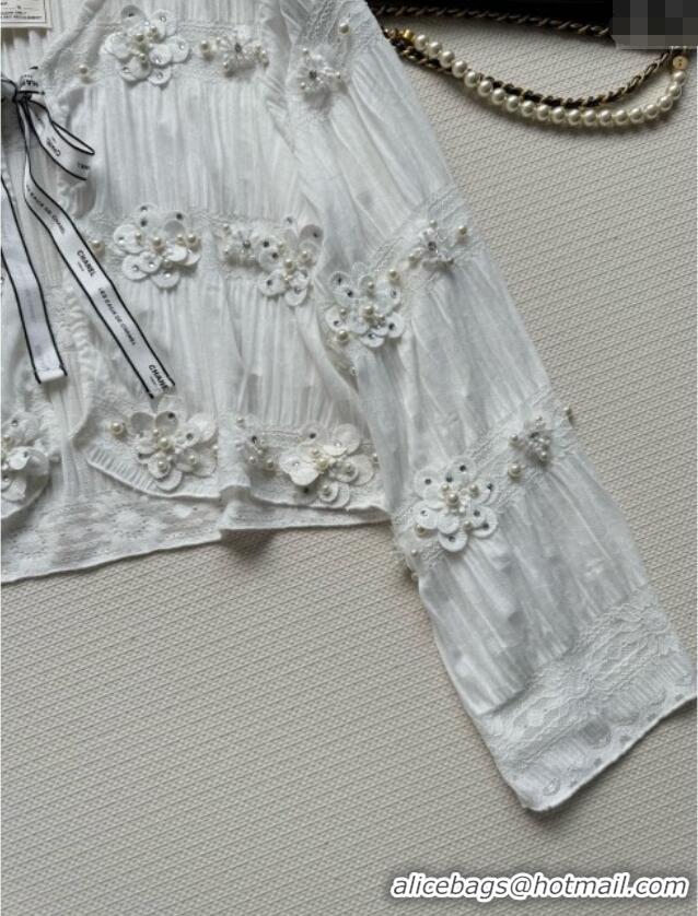 ​Good Quality Chanel Cardigan CH042810 White 2025