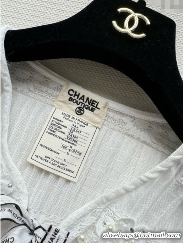 ​Good Quality Chanel Cardigan CH042810 White 2025