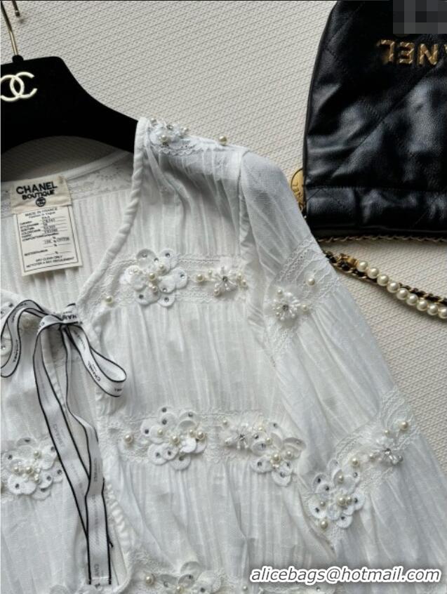​Good Quality Chanel Cardigan CH042810 White 2025
