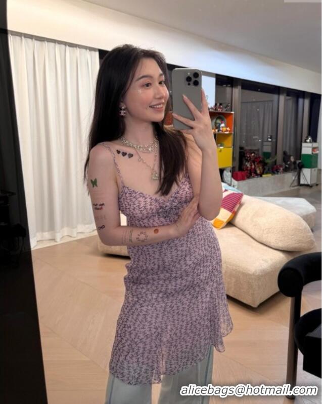 Good Product Chanel CC Dress CH042818 Pink 2025