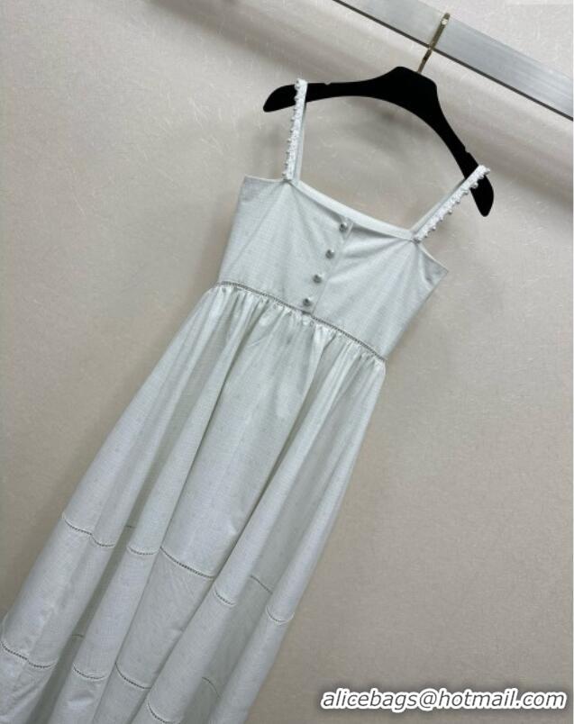 ​Reasonable Price Chanel Dress with Pearls with Pearls CH042820 White 2025