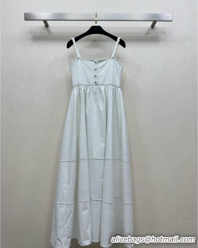 ​Reasonable Price Chanel Dress with Pearls with Pearls CH042820 White 2025