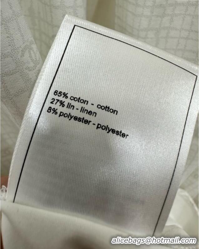 ​Reasonable Price Chanel Dress with Pearls with Pearls CH042820 White 2025