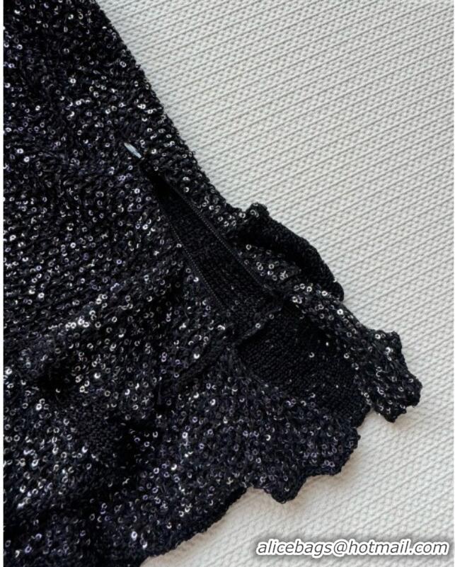 Low Cost Chanel Sequins Vest CH042903 Black 2025