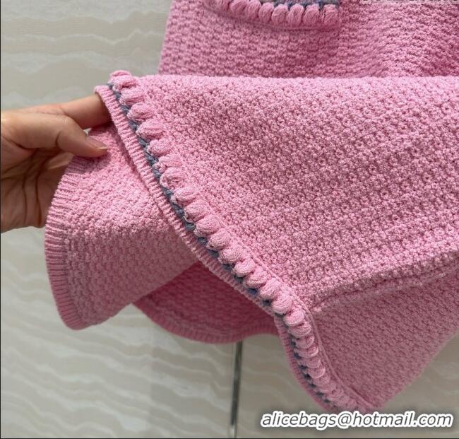 Discount Design Chanel Knit Skirt CH042911 Pink 2025