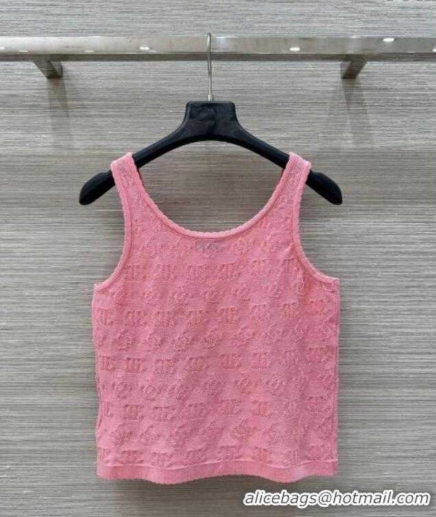 ​Buy Inexpensive Chanel CC Jacquard Vest 30074 Pink 2025