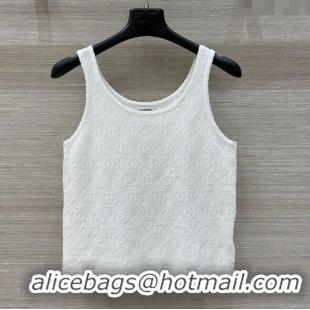 ﻿Classic Specials Chanel CC Jacquard Vest 30074 White 2025