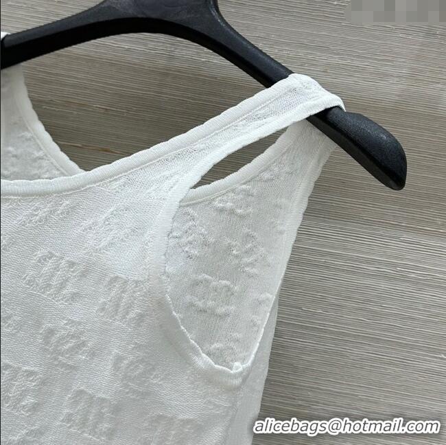 ﻿Classic Specials Chanel CC Jacquard Vest 30074 White 2025