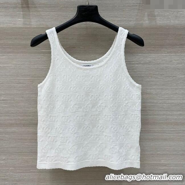 ﻿Classic Specials Chanel CC Jacquard Vest 30074 White 2025