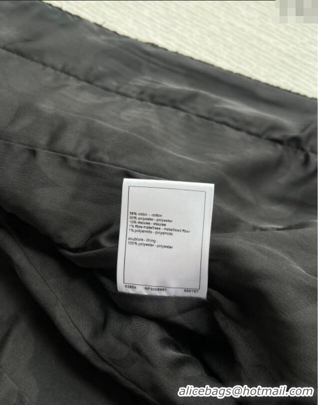 Big Discount Chanel Tweed Jacket 30054 Black 2025(No Necklace)