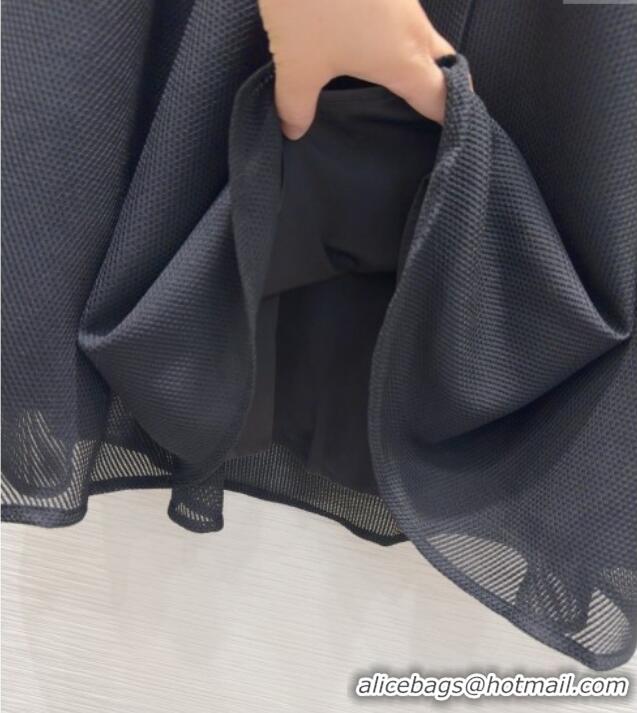 ​Famous Brand Chanel Mesh Skirt with Chain 42980 White/Black 2025