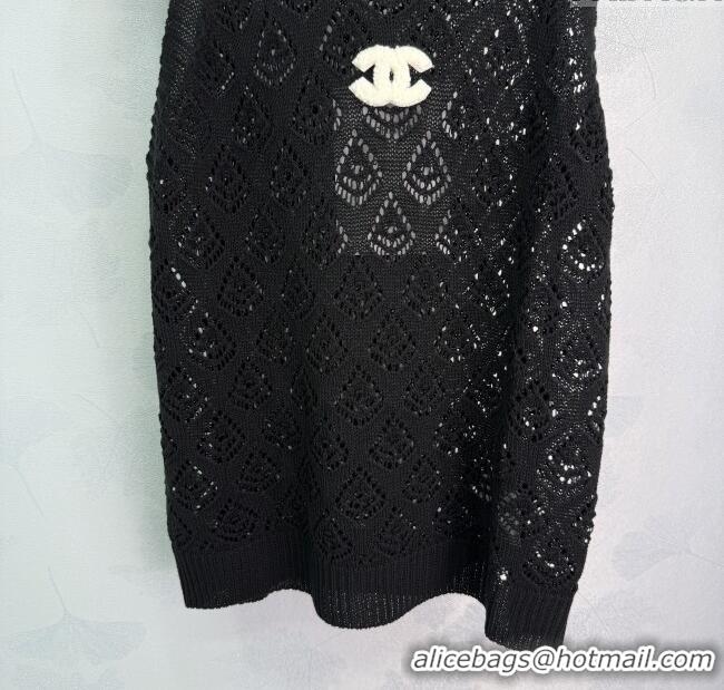 ​Luxury Cheap Chanel Knit Vest 30008 White/Black/Brown 2025