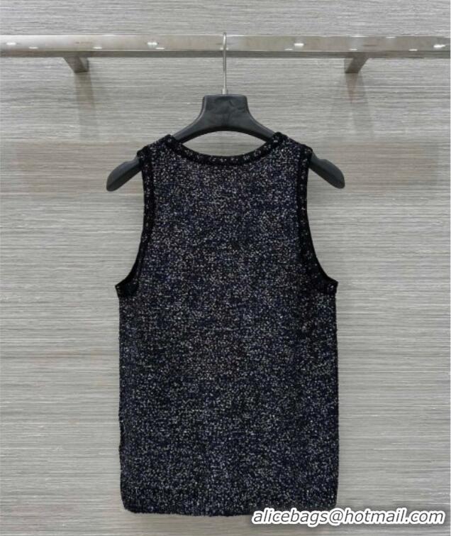 Traditional Specials Chanel Sequins Vest 30021 Black 2025