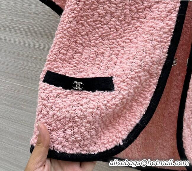 Fashion Grade Chanel Wool Cardigan and Skirt Set 30050 Pink 2025