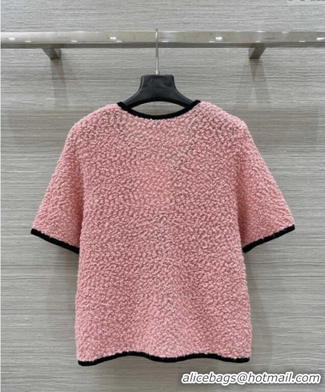 Fashion Grade Chanel Wool Cardigan and Skirt Set 30050 Pink 2025