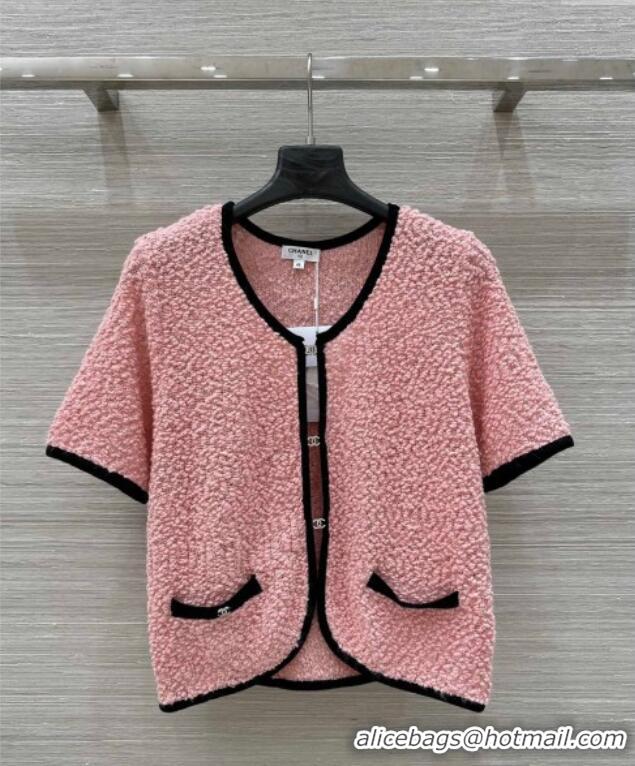 Fashion Grade Chanel Wool Cardigan and Skirt Set 30050 Pink 2025