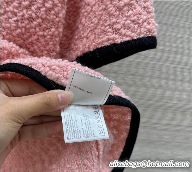 Fashion Grade Chanel Wool Cardigan and Skirt Set 30050 Pink 2025