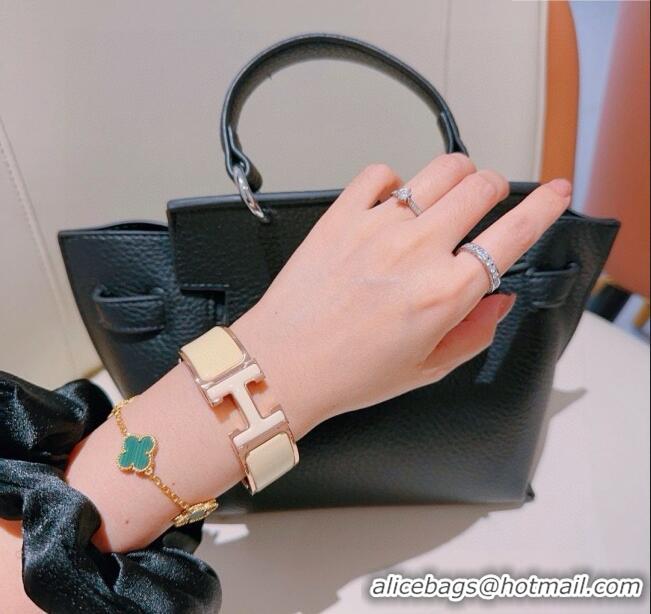 Grade Design Hermes Clic H Wide Bracelet 2cm H022817 Yellow 2025