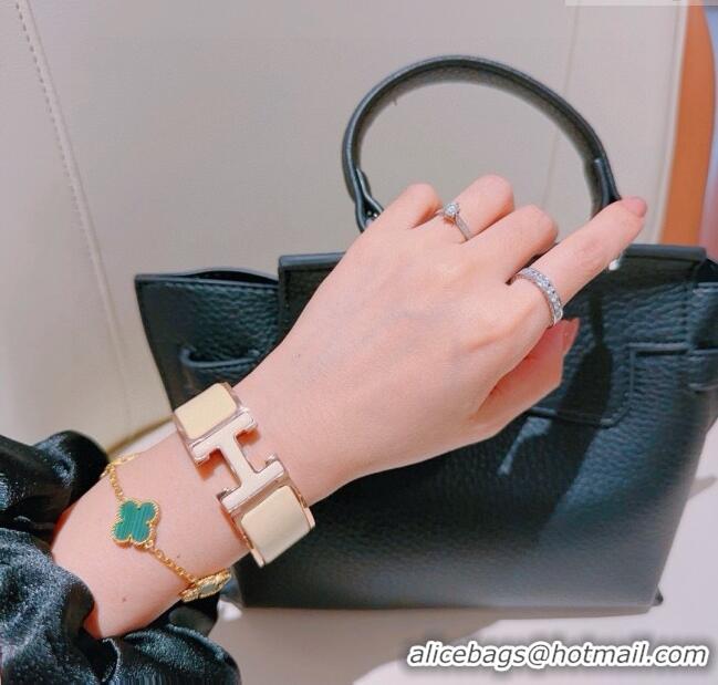 Grade Design Hermes Clic H Wide Bracelet 2cm H022817 Yellow 2025
