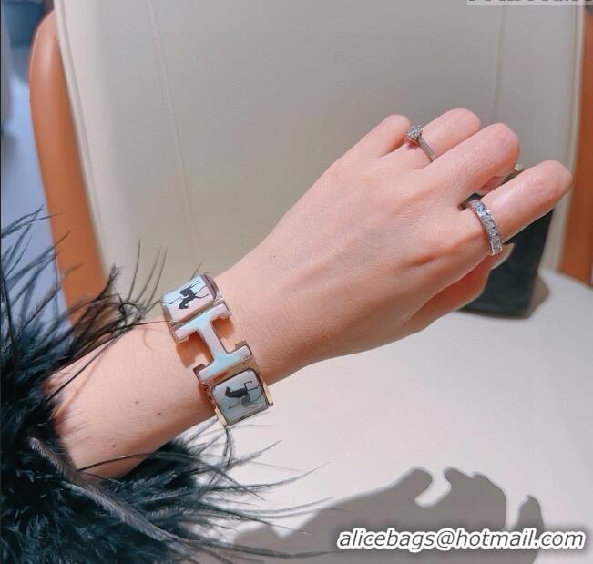 Well Crafted Hermes Clic H Wide Bracelet 2cm H022815 2025