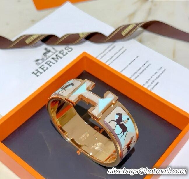 Well Crafted Hermes Clic H Wide Bracelet 2cm H022815 2025