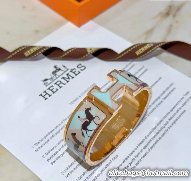 Well Crafted Hermes Clic H Wide Bracelet 2cm H022815 2025