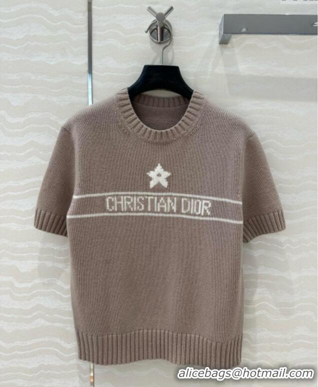 Buy Discount Dior Cashmere Short-sleeved Sweater D041007 2025