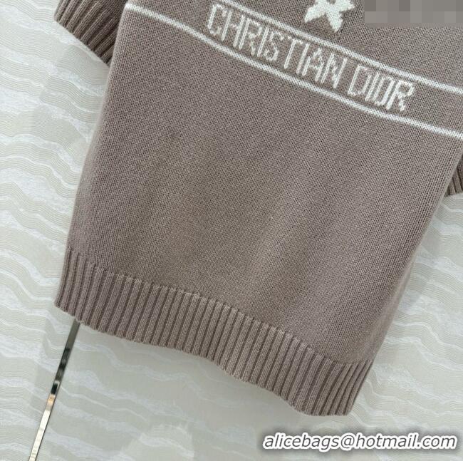 Buy Discount Dior Cashmere Short-sleeved Sweater D041007 2025