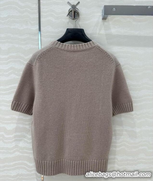 Buy Discount Dior Cashmere Short-sleeved Sweater D041007 2025