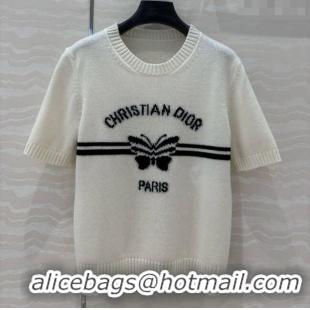 Super Quality Dior Cashmere Short-sleeved Sweater D041012 2025