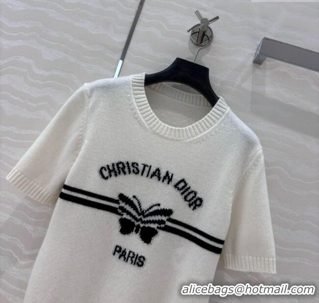 Super Quality Dior Cashmere Short-sleeved Sweater D041012 2025