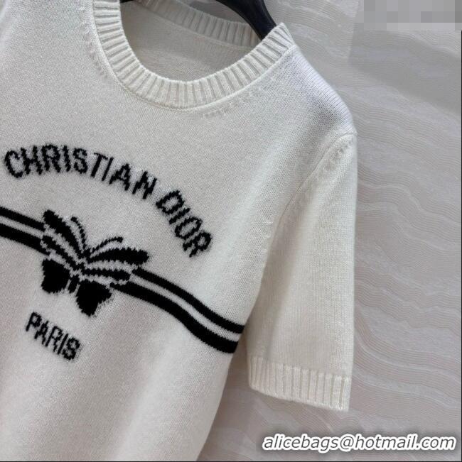 Super Quality Dior Cashmere Short-sleeved Sweater D041012 2025