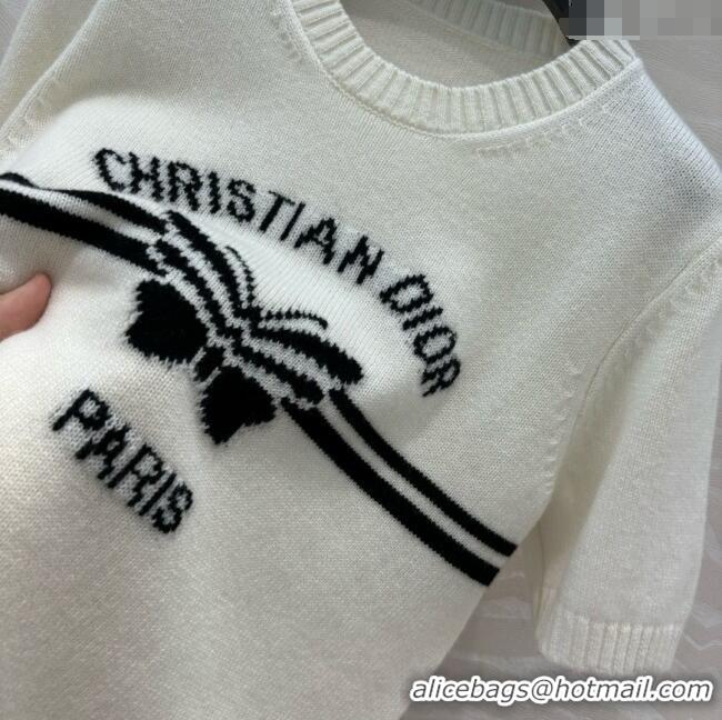 Super Quality Dior Cashmere Short-sleeved Sweater D041012 2025