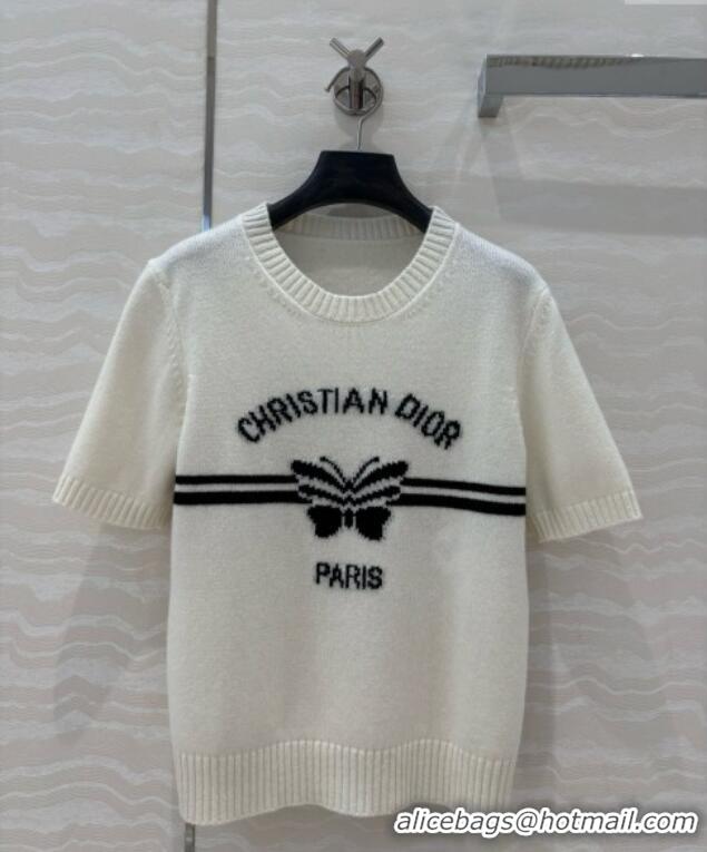 Super Quality Dior Cashmere Short-sleeved Sweater D041012 2025