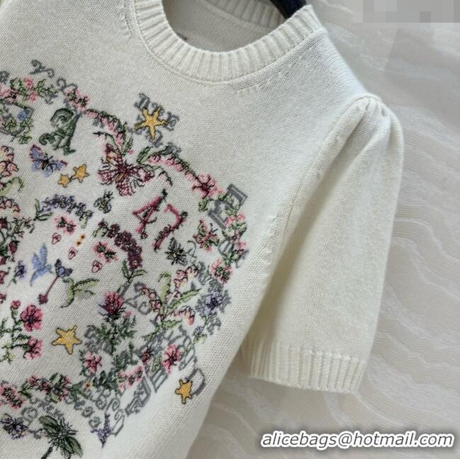 Famous Brand Dior Cashmere Short-sleeved Sweater D041013 2025
