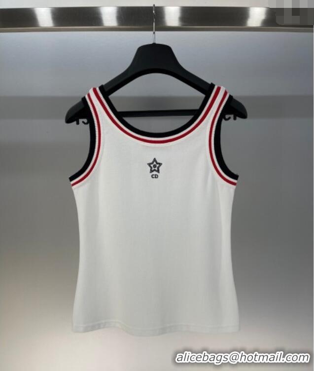 Promotional Dior Vest and Skirt Activewear Set D0410 White 2025
