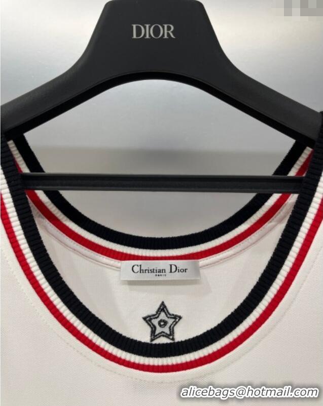 Promotional Dior Vest and Skirt Activewear Set D0410 White 2025