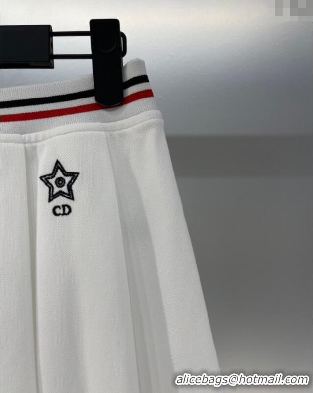 Promotional Dior Vest and Skirt Activewear Set D0410 White 2025