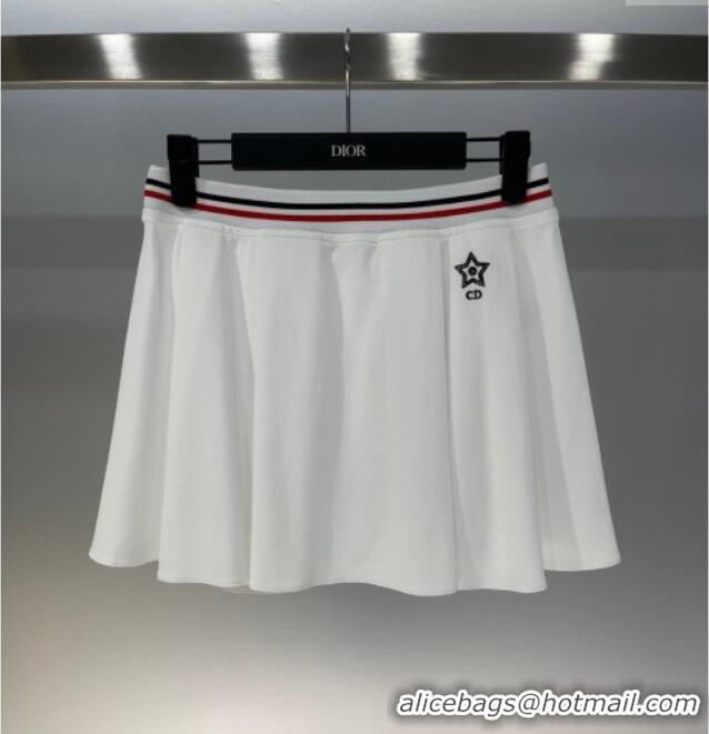 Promotional Dior Vest and Skirt Activewear Set D0410 White 2025
