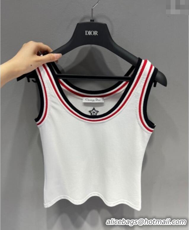 Promotional Dior Vest and Skirt Activewear Set D0410 White 2025