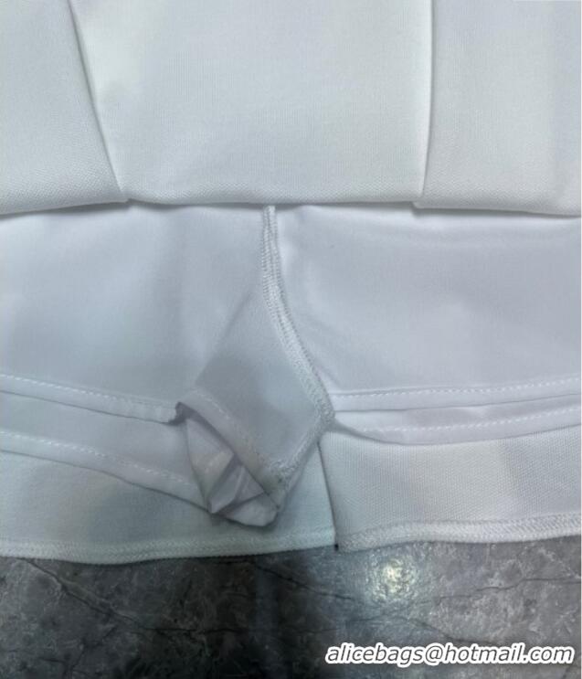 Promotional Dior Vest and Skirt Activewear Set D0410 White 2025