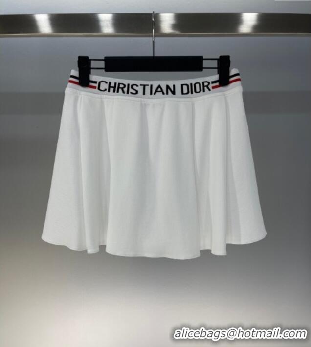Promotional Dior Vest and Skirt Activewear Set D0410 White 2025