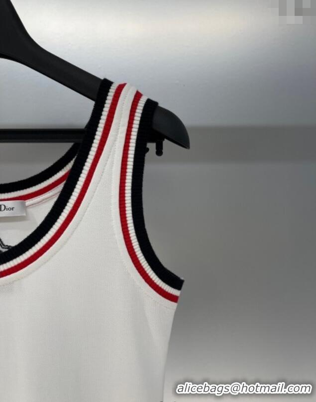 Promotional Dior Vest and Skirt Activewear Set D0410 White 2025