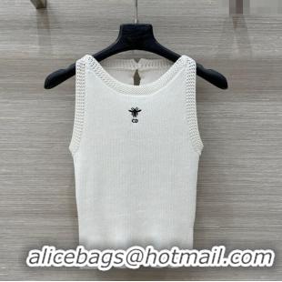 Most Popular Dior Tencel & Cotton Vest 0411 White 2025