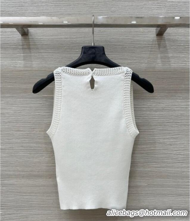 Most Popular Dior Tencel & Cotton Vest 0411 White 2025