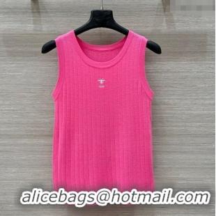​Big Discount Dior Wool and Cashmere Vest 0411 Dark Pink 2025